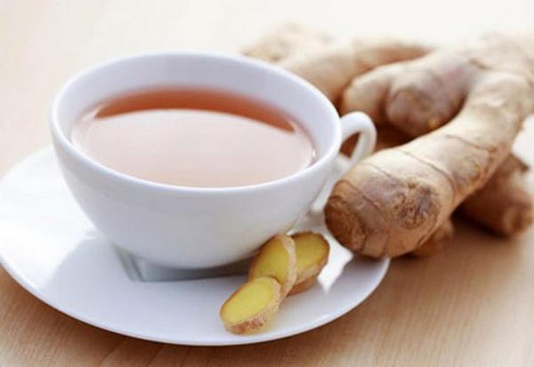 trà gừng chữa cảm lạnh